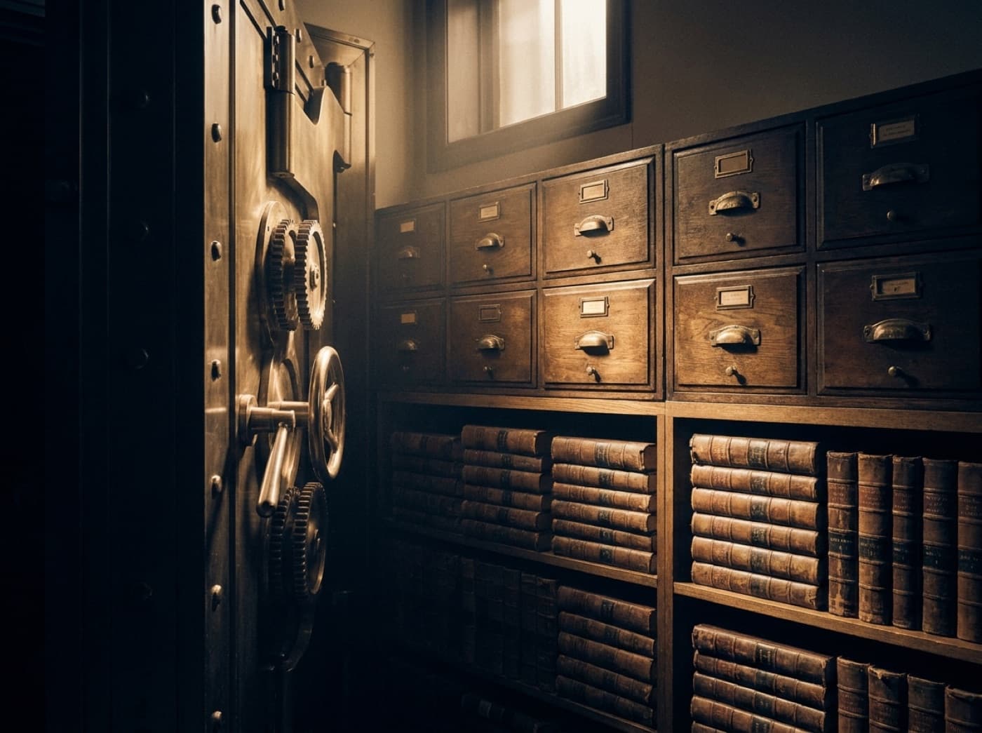 Archivadores ordenados, todo en su lugar