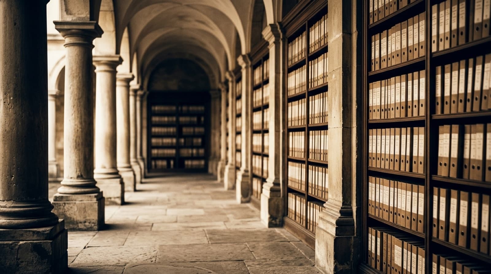 Archivo legal y columnas clásicas